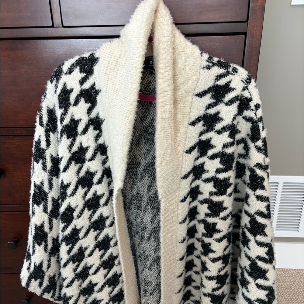 Maeve eyelash open cardigan